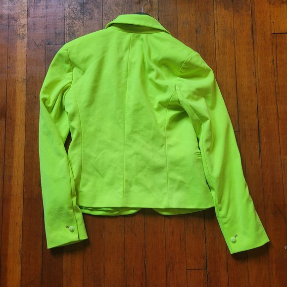 Gap Neon Green Academy Blazer size 2 - Picture 7 of 7